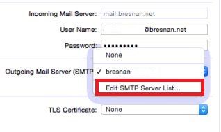 Как изменить порт SMTP в Apple Mail (MacOS)