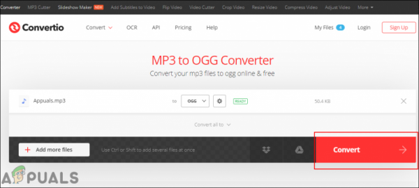 Как конвертировать MP3 в формат OGG?