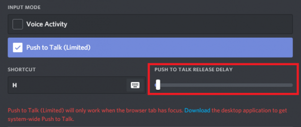 Как включить и настроить Push to Talk в Discord