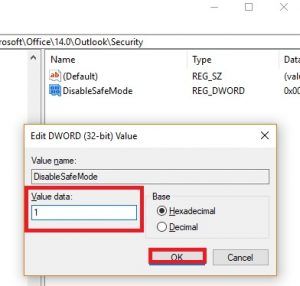 Как исправить Outlook «2007, 2010, 2013, 2016», запускающийся в безопасном режиме